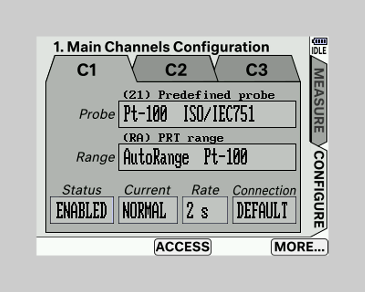 UT-ONE B03B Configuration page <mark >1. Main Channels Configuraton</mark> - C1
