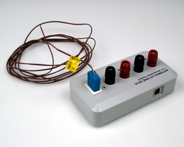 UT-ONE S01A with connected T type Thermocouple
